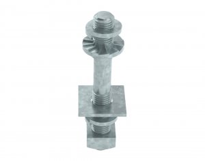Pino autotravante para isolador tipo pilar - Rosca M16-M16
