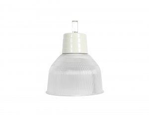 Luminária prismática com alojamento e gancho