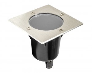 Embutido de solo com tampa quadrada de Inox